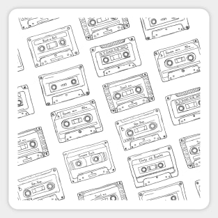 Music Mix Tapes Sticker